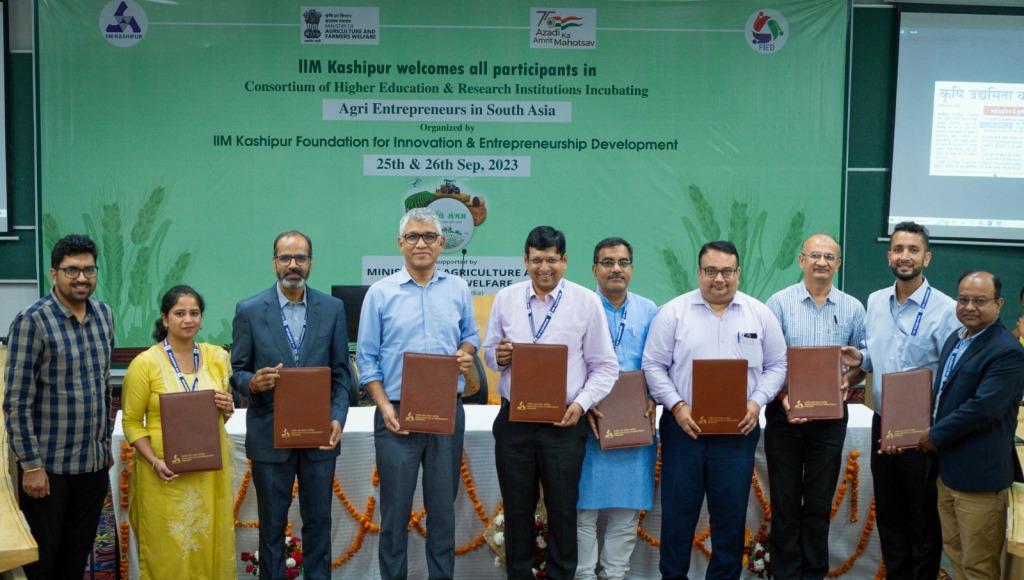 IIM Kashipur FIED leads creation of Agri-Consortium with HEIs; sanctions INR 1.6 Crore funding to 10 agri start-ups under RKVY RAFTAAR scheme